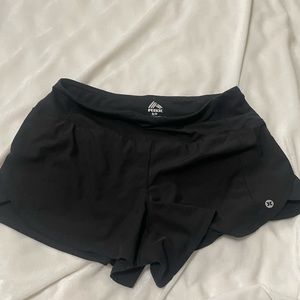 Rex black athletic shorts